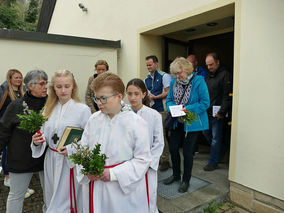 Palmsonntag in St. Crescentius - Beginn der Heiligen Woche (© Karl-Franz Thiede)